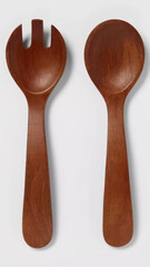 Wooden salad serving utensils designed for everyday cooking and dining experiences, perfect for enhancing meal presentation.