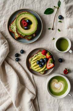 Close up view of a fresh fruit and vegetable plate on a white dish