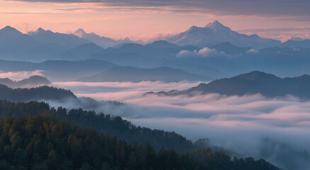 Naklejka premium Beautiful natural scenery