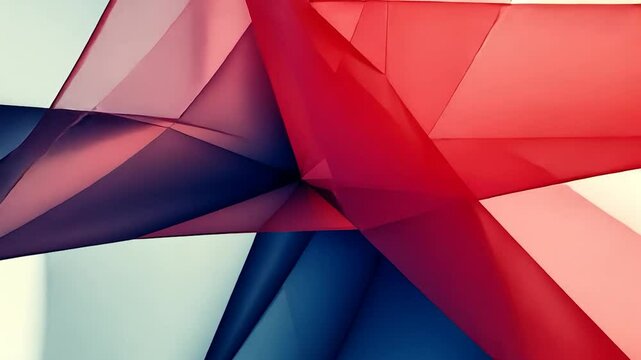 Abstract geometric shapes in vibrant colors (1)