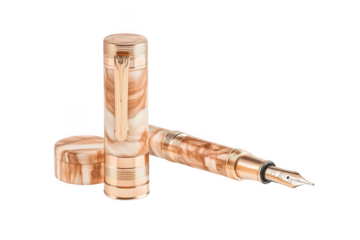 Capture Elegance With a Classic Rose Gold Fountain Pen, Writing Instrument