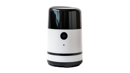 AI-powered home assistant robot,Transparent background, PNG file