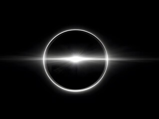 Obraz premium An ethereal celestial spectacle unfolds against the deep black canvas of space, capturing the awe-inspiring dance of celestial bodies.