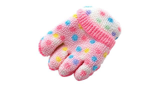 Baby teething mitten Transparent background, PNG file