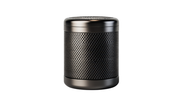 Bluetooth speaker for educational podcasts, Transparent background, PNG file