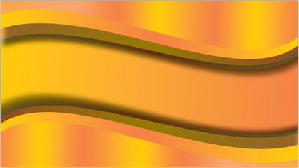 Bright, colorful abstract vector background with dynamic orange and yellow wave patterns, perfect for modern design and vibrant wallpapers