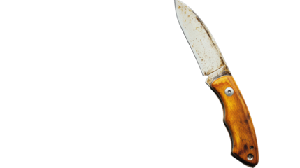 Camping folding knife Transparent background, PNG file