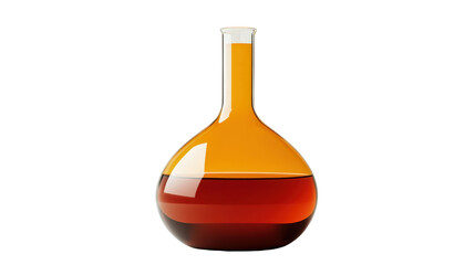 Chemical reaction flask Transparent background, PNG file