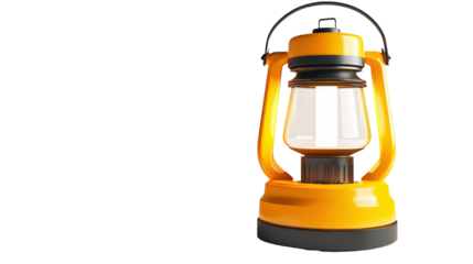 Camping lantern battery Transparent background, PNG file