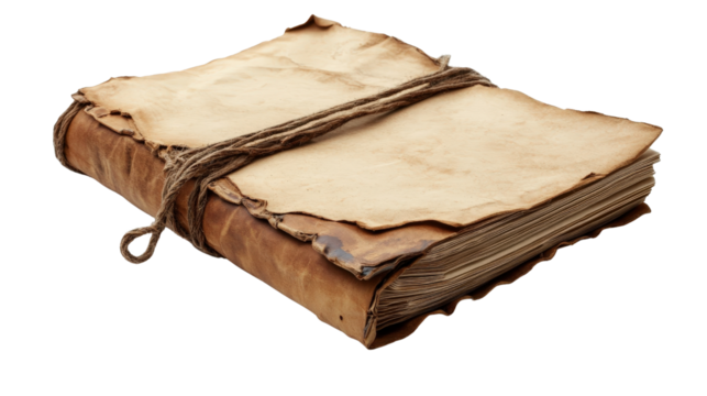 Clipboard with blank paper, Transparent background, PNG file