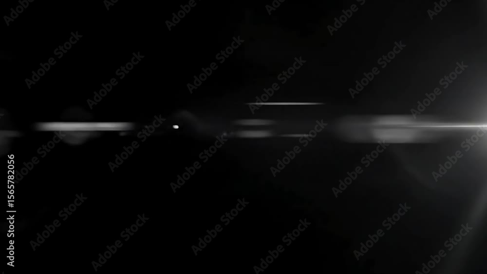 Poster abstract white flare on black background for creative projects and compositing
