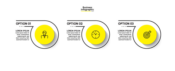 Business infographic design background template