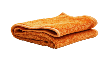 Cleaning cloth folded neatly Transparent background, PNG file