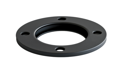 Desk grommet cable hole cover, Transparent background, PNG file