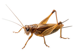 Cricket insect isolated on a transparent background