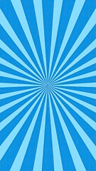 Blue Starburst Pattern with Radial Lines and Flicker Effect in Abstract Digital Design