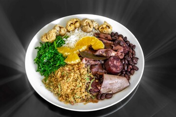 The best traditional Brazilian feijoada completely served in the most authentic style accompanied by the irresistible and iconic cachaça caipirinha