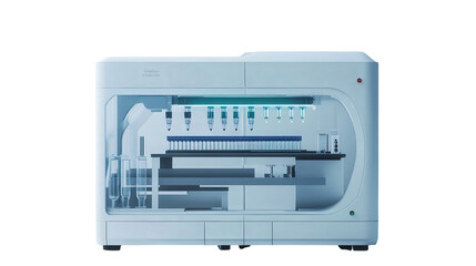 Fototapeta premium DNA sequencing machine Transparent background, PNG file