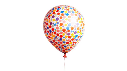 Floating balloon with festival pattern, Transparent background, PNG file