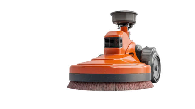 Floor buffer machine Transparent background, PNG file