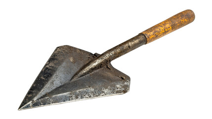 Garden hoe triangle blade type, Transparent background, PNG file Prompter Creative