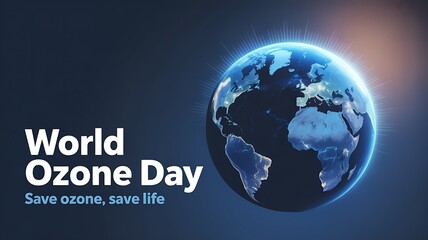 World ozone day save ozone save life earth planet global awareness