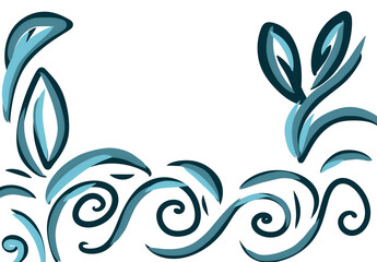 abstract floral background