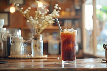 High Definition View of Making Tool for Cold Brew Coffee in Coffee Shop