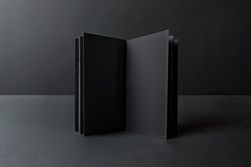 Ultra Hd Picture of Card Name and Book Mockup Scene in Black Color
