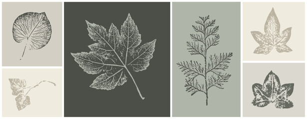 Botanical illustration sketch drawing on neutral brown and green for decorative print or natural background. Floral motif for card or invitation design. © CaptureAndCompose