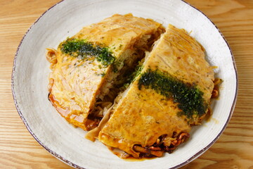 広島焼風お好み焼き