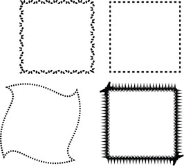 Minimalist Graphic Shape Design with Basic Colors and Helvetica and Courier Fonts