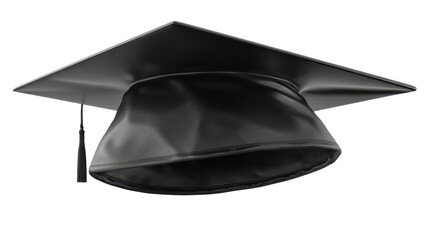Black graduation cap illustration