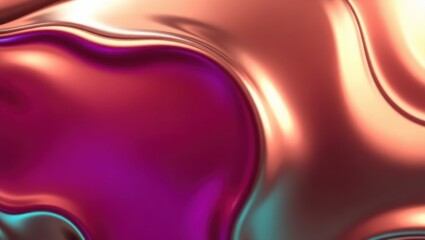 copy space for text background cool Chrome and Liquid Metal Abstract concept