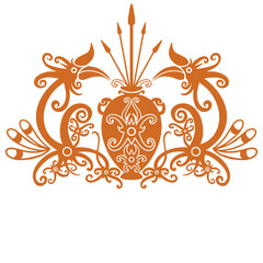 Dayak ethnic ornaments © Rusdi Maulana