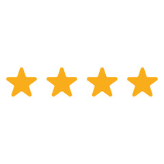 new yellow four star icon 

