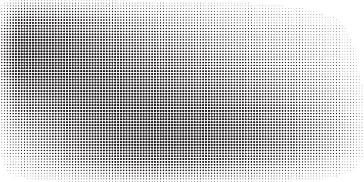 Black and White Halftone Pattern Abstract Geometric Background Design