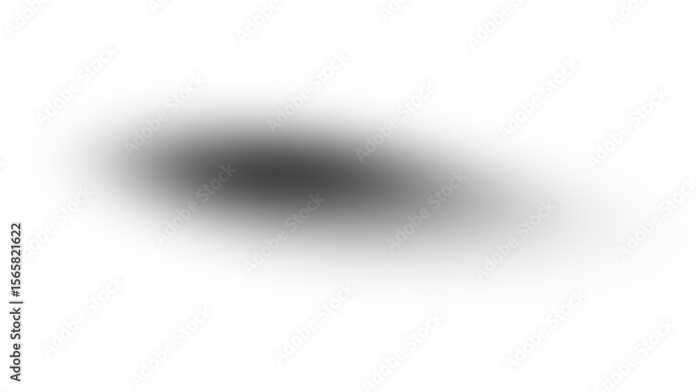 Poster transparent background: angled soft grey blob - blurred abstract shape for subtle shading & graphic 
