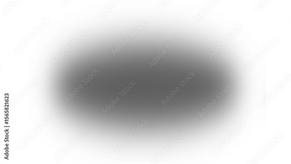 Poster transparent background: soft grey blob - blurred abstract shape for subtle shading & graphic overlay