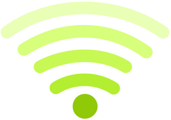 Green Wi-Fi icon