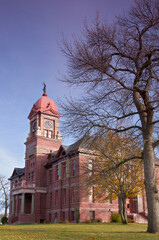 pipestone courthouse building of beaux arts style architecture in pipestone minnesota
