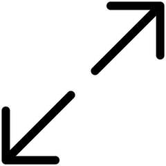 maximize icon for user interface, user experience, website, application, printing, document, poster design, etc