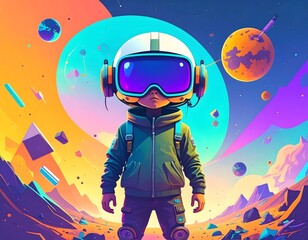 Dynamic Multiverse Fusion with VR and AR Elements