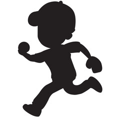 running man silhouette