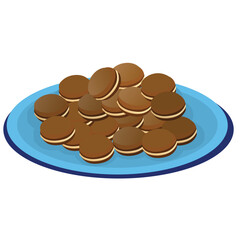 cookies on a plate