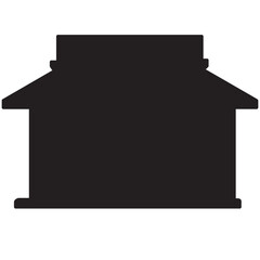 Front stall vector silhouette
