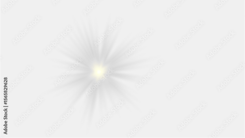 Aufkleber subtle white light effect or gentle lens flare with a soft glow, ideal for adding a delicate shimmer