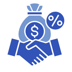 Commission  Icon Element For Design