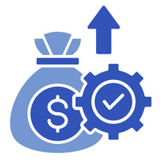 Gross Net  Icon Element For Design