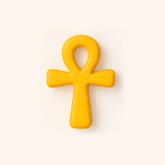 Ankh - World Religions 3D Icon Set – Unity in Diversity